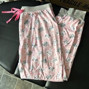 Pink Cat Pajama Pants